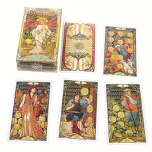 Load image into Gallery viewer, Golden Art Nouveau Tarot
